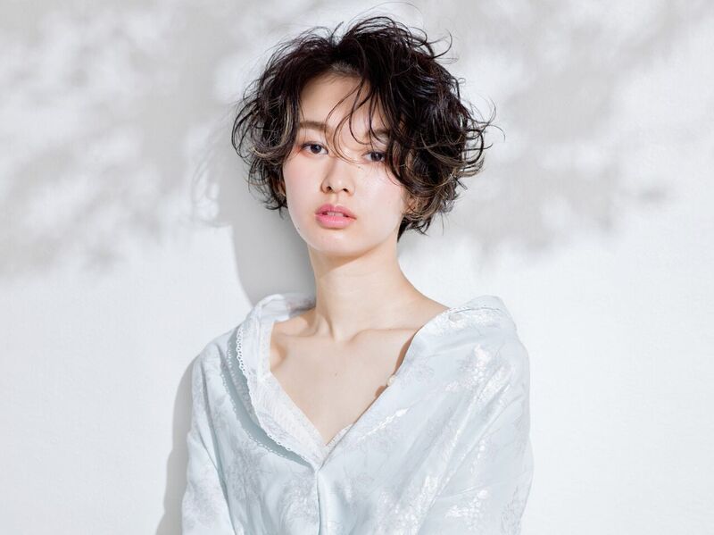 春パーマ の髪型 ヘアスタイル ヘアドレ