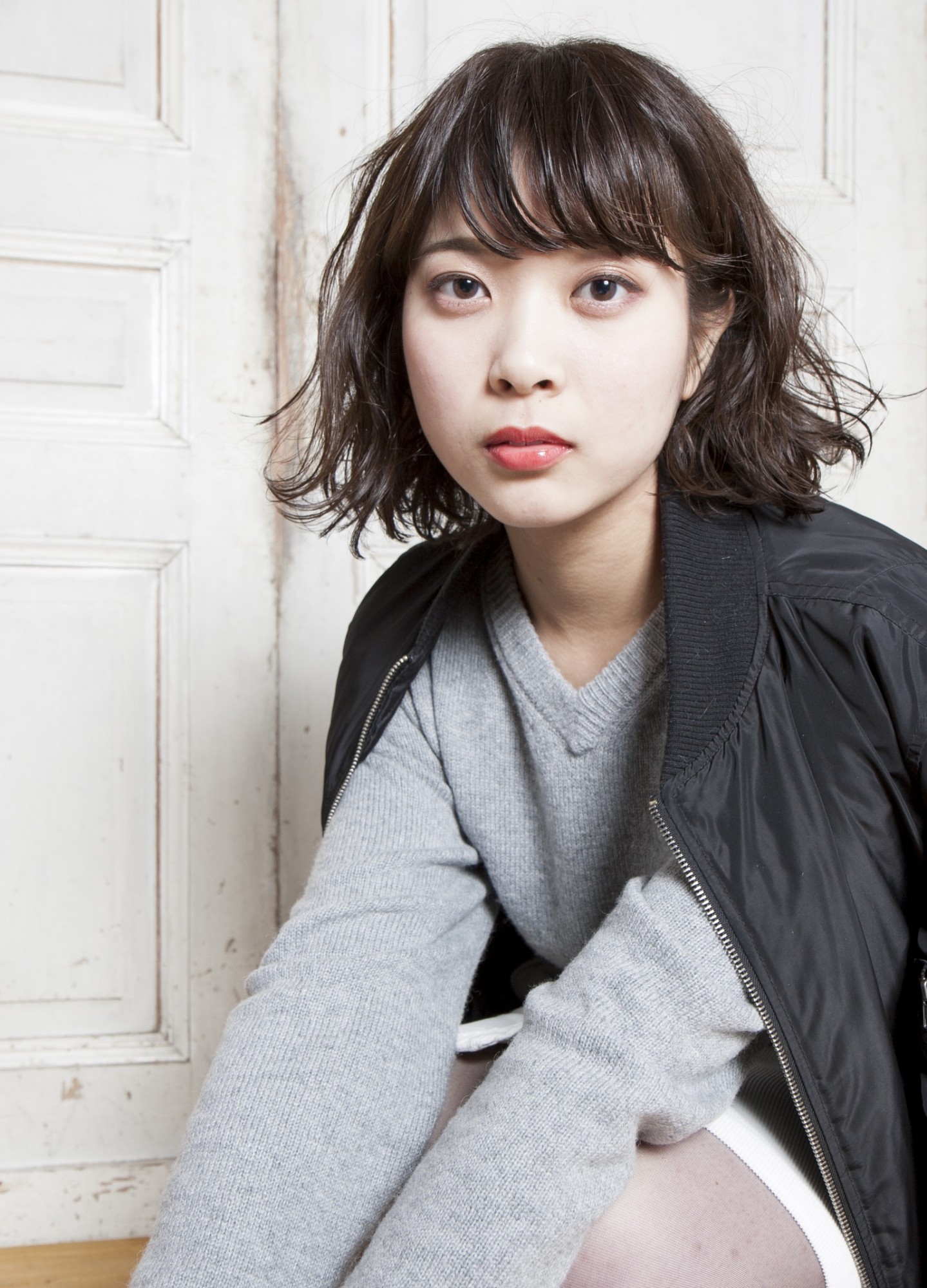ガーリーボブの髪型 ヘアスタイル ヘアドレ