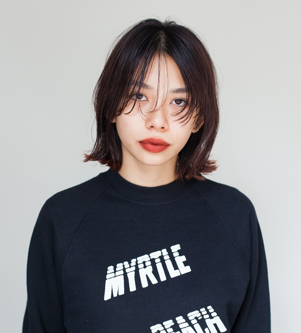 ロブ 長め前髪 ラフの髪型 ヘアスタイル ヘアドレ