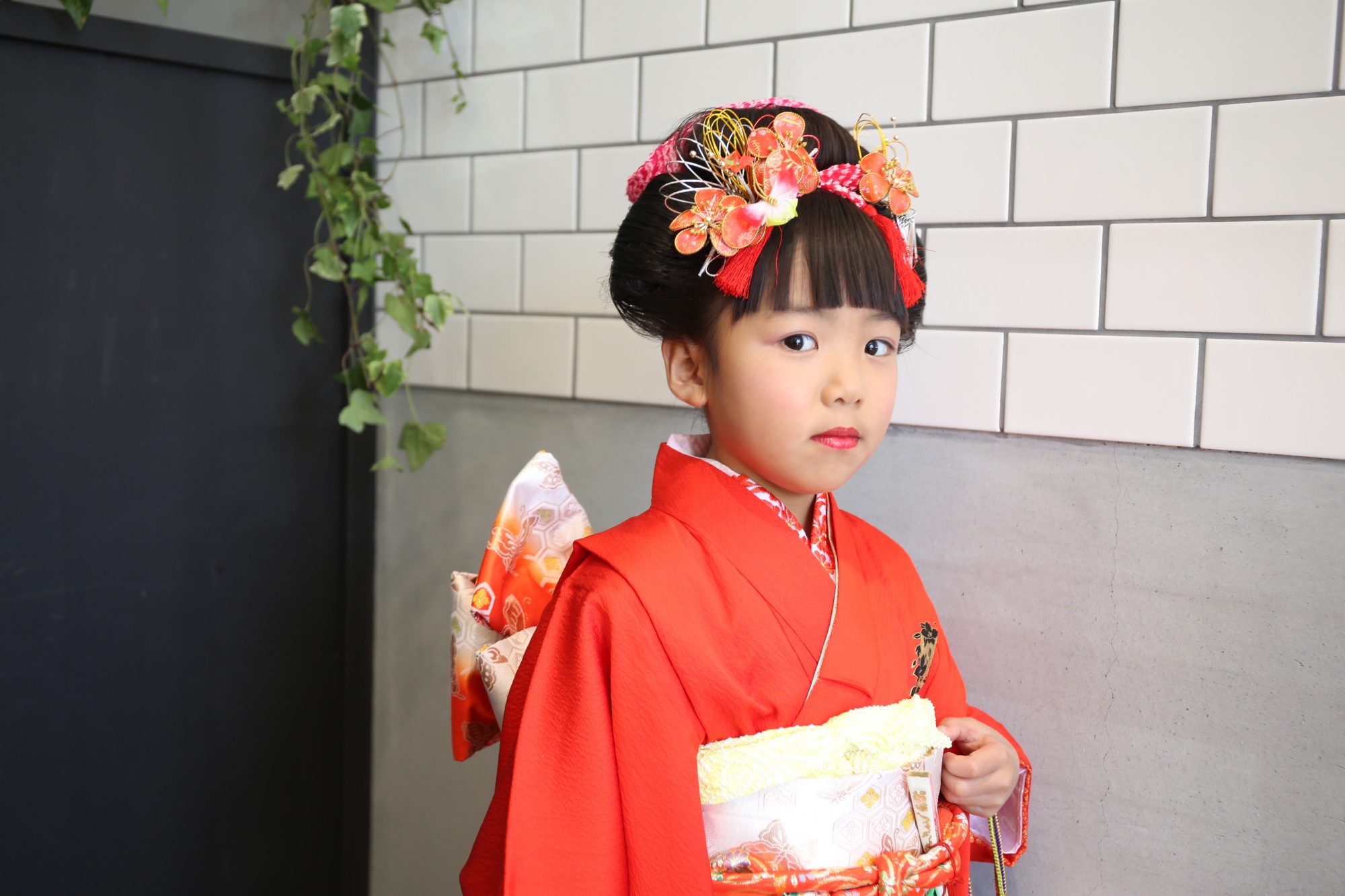 七五三日本髪＆着付けの髪型・ヘアスタイル ヘアドレ