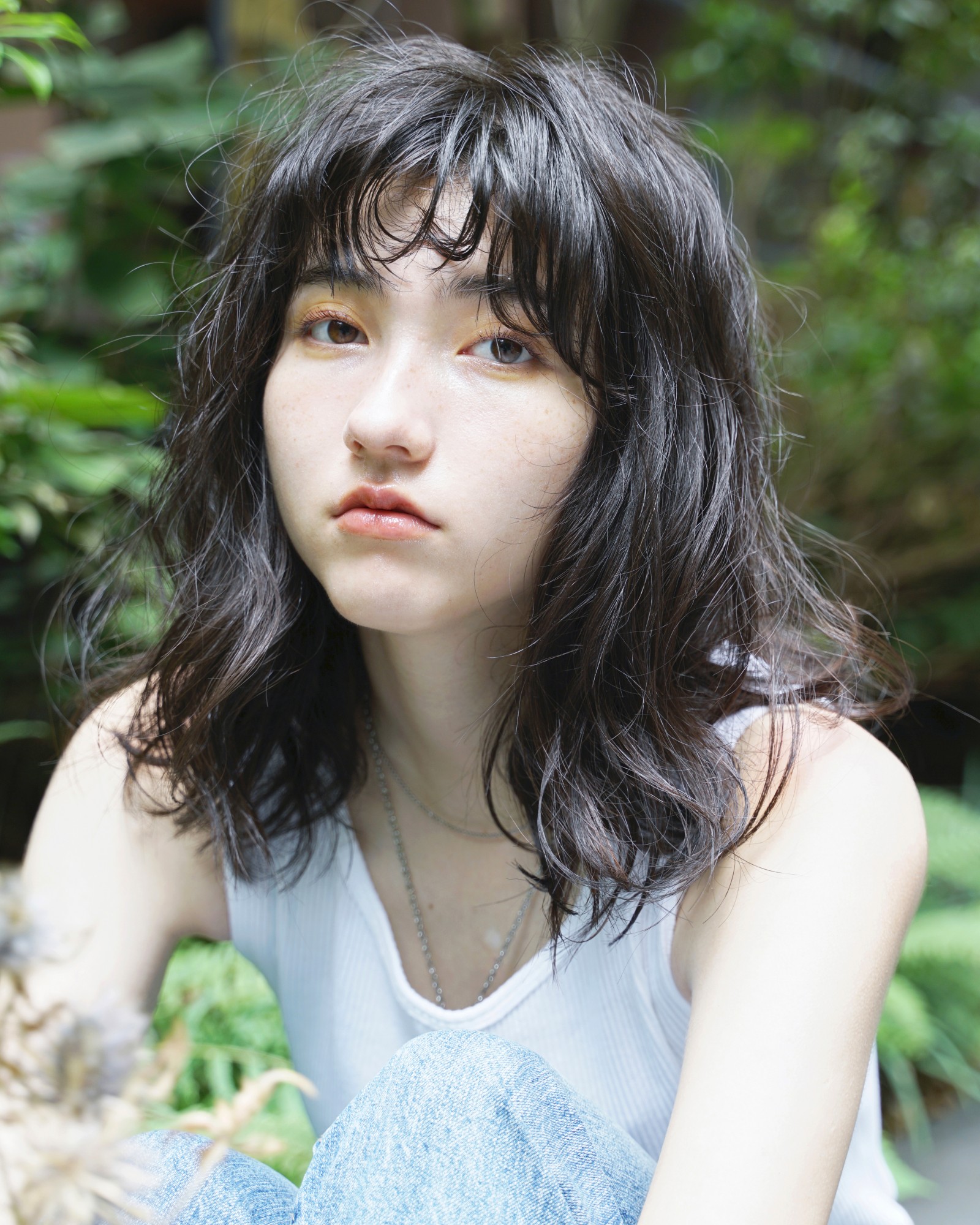 ラフなミディアムヘアの髪型 ヘアスタイル ヘアドレ