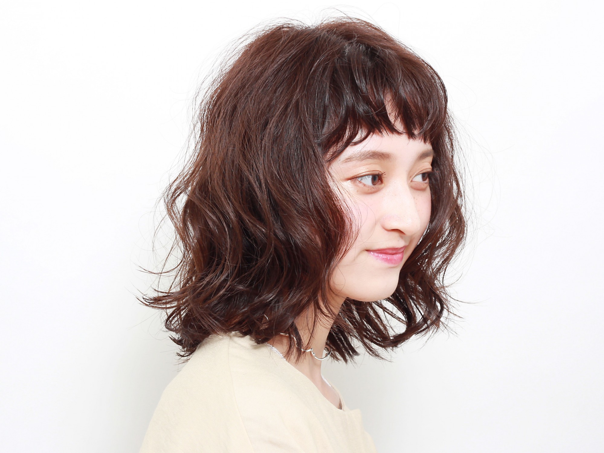 ゆるふわミディアムの髪型 ヘアスタイル ヘアドレ