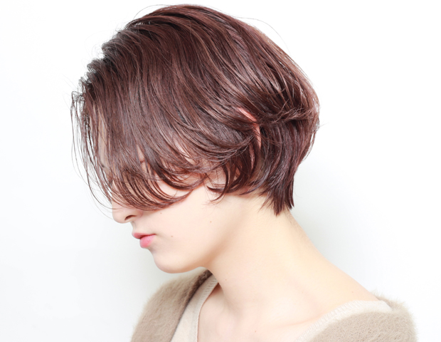 ハンサムショートボブの髪型 ヘアスタイル ヘアドレ