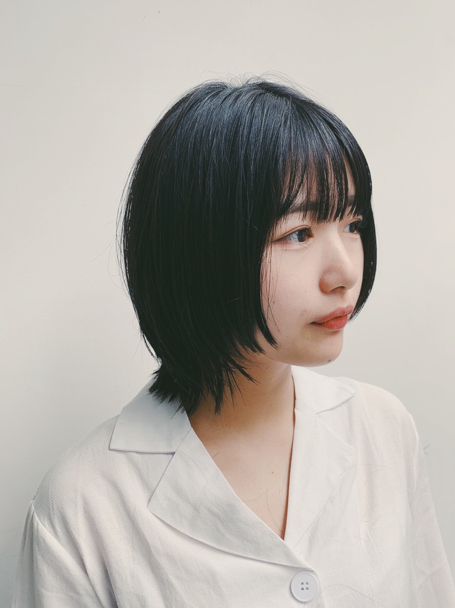 ウルフボブの髪型・ヘアスタイル ヘアドレ