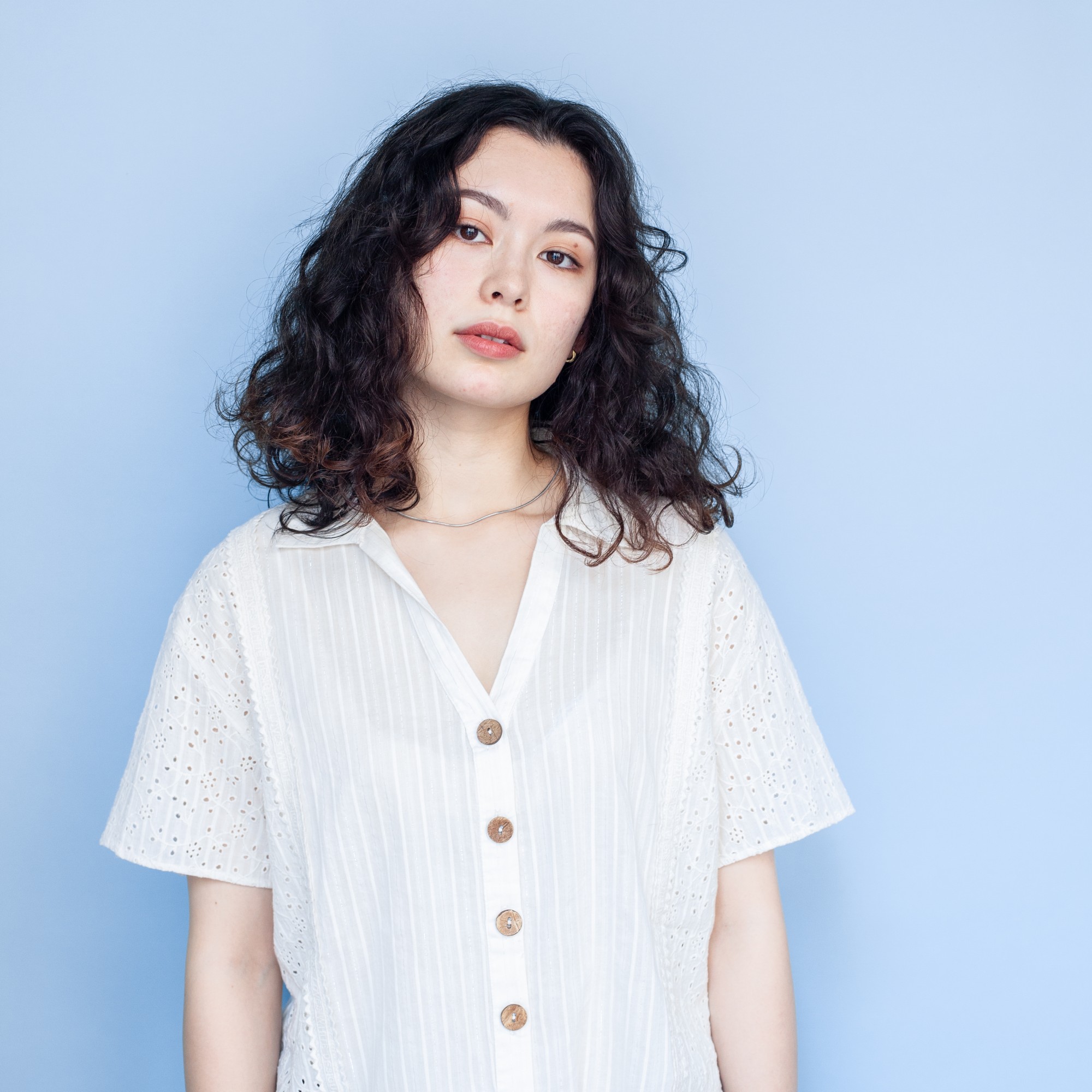 ミディアム ウェーブ パーマの髪型 ヘアスタイル ヘアドレ